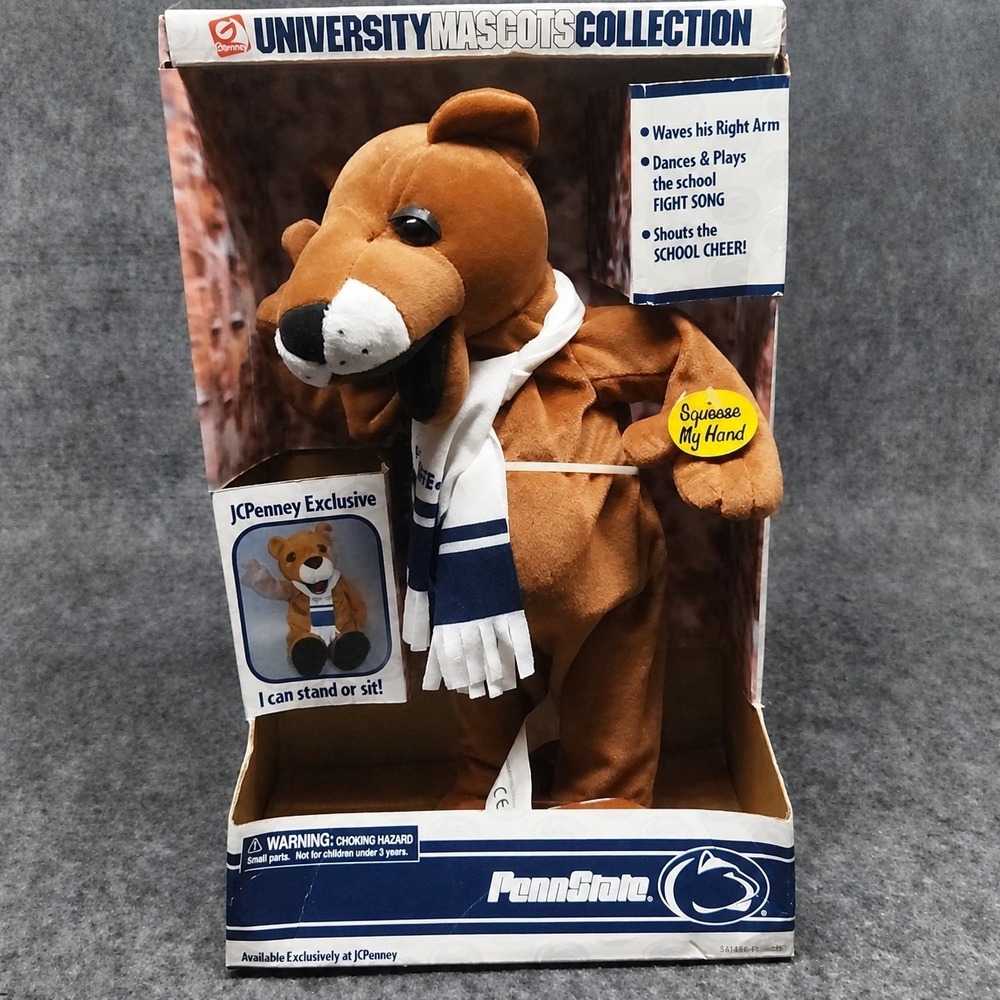 Vintage 2001 Gemmy Penn State Nittany Lions JC Penny Exclusive Animated Lion NOS